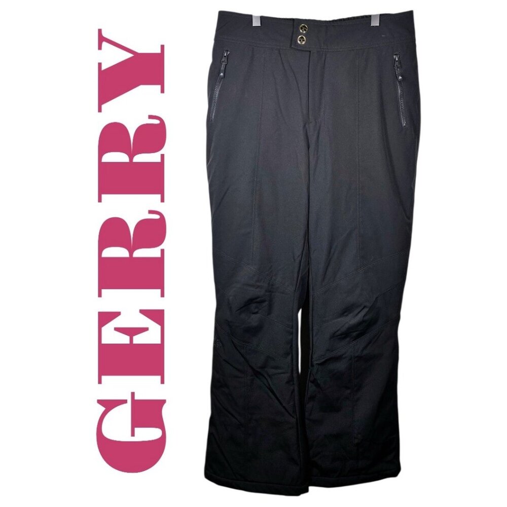 NWOT GERRY WOMEN’S SKI SNOWBOARD PANTS BLACK, SIZE MEDIUM‎